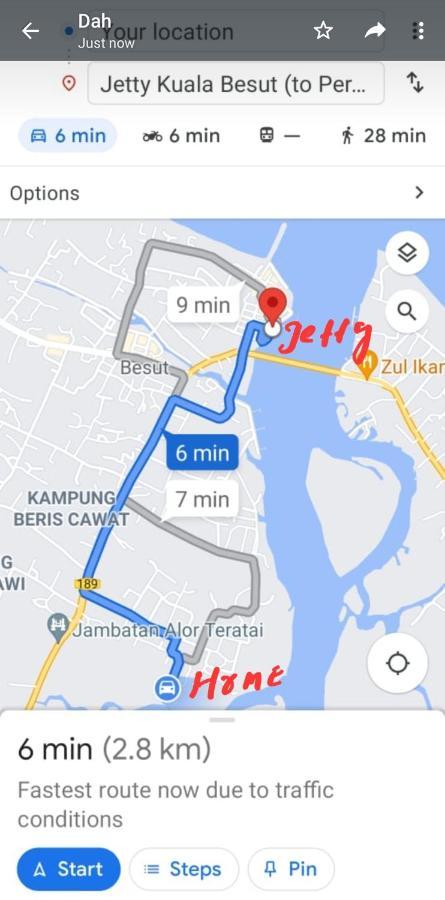 Nipah Homestay Kuala Besut Экстерьер фото